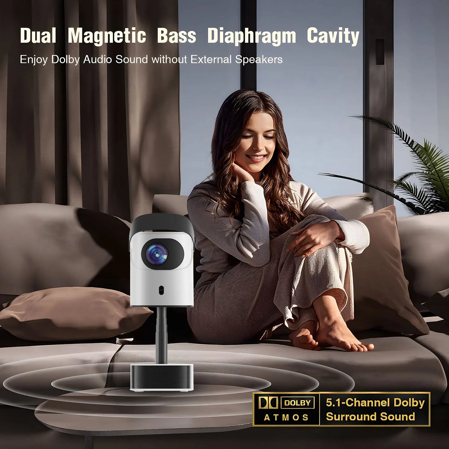 Vidéoprojecteur wifi 240 ANSI 4K LCD Full HD cinema